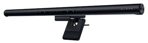 Razer Aether Monitor Light Bar - Computer Monitor Lampe mit Gaming RGB Beleuchtung (Light Bar mit Touch Control, USB Bildschirmlampe mit einstellbarer Farbtemperatur und Helligkeit) Schwarz