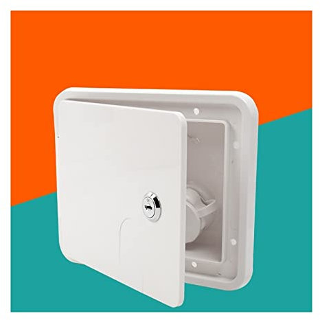 ARTGOS Quadratischer Wassereinlass-Einfüllanschluss for Wohnmobile mit Druck-Einfüllanschluss, Schwerkraft-Einfüllanschluss, Luken-Wasserkasten (Color : SFWH1-193-164-02, Size : 1 UK)