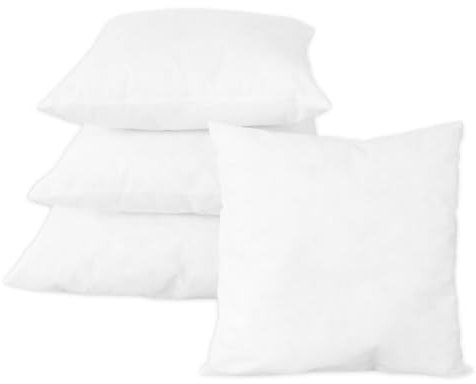 Set 4 Imbottitura Cuscini 40x40 cm, Morbida Made in Italy