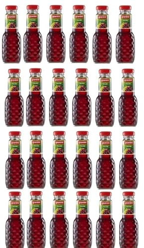 24 Flaschen a 200ml roter Traubensaft Traube in MEHRWEG Pfand Glas Flaschen Trauben Trinkgenuss von Onlineshop Bormann