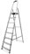 Divina Home Escalier domestique en aluminium 8 marches DH89727
