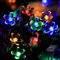 A.bigwhale Solar Lichterkette Aussen, 8M Solarlichterkette Außen Wetterfest, 40 LED Blumen Lichterkette Outdoor 8 Modi Solar- lichterkette für Garten Terrasse Balkon Hochzeit Party Weihnachten (Bunt)