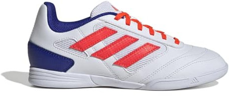 adidas Super Sala II Indoor Football Boots Kids, Zapatos, FTWWHT/Solred/LUCBLU, 38 2/3 EU
