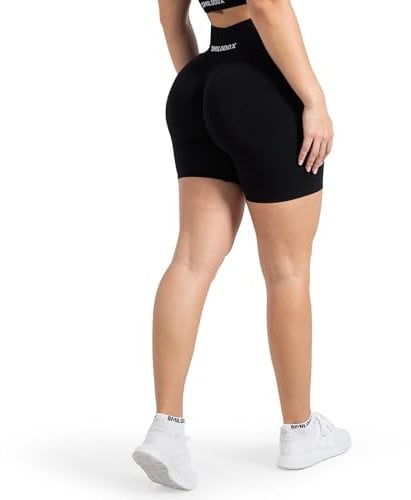 SMILODOX Shorts Leggings Damen Cetrina, Scrunch Radlerhose kurz, Shaped Fit Kurze Sporthose, Hotpants Booty Scrunch, elastischer Bund, angenehm auf der Haut