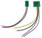 Rynplex Resistencia/conector/cable del ventilador de aire acondicionado, for Citroen, for Renault, Megane Scenic Clio, for Peugeot, 207 607 6441 L2 6441L2 7701048390 Motor del ventilador del coche(Lin