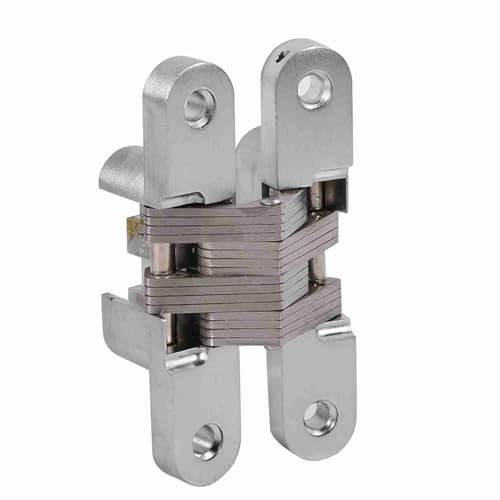Long Housing Zinclegation 180 Degrees Invisible Hinge for Closet Door, Large Storage Capacity, for Sliding Door (94mm)