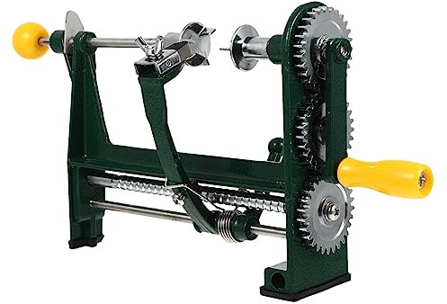 Hemobllo Peladora Manual Verduras Máquina Peladora de Manzanas con Abrazadera Pelador Multifuncional para Patatas de Corte Serrado