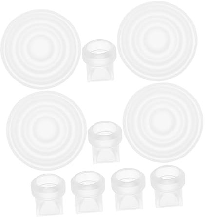 BESTYASH Breast Pump Parts Silicone Flange Replacements Washable Compatible Diaphragm Valves