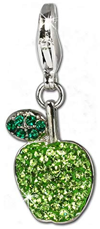SilberDream grün Charm Apfel Zirkonia 925 Silber Damen Anhänger GSC201 Silber Charmsschmuckanhänger
