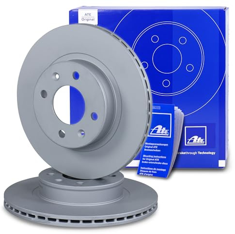 ATE 2x Bremsscheibe belüftet vorne 24.0118-0144.1 belüftet | Kompatibel mit: HYUNDAI i10 I, i10 II, i10 II Stufenheck, i10 III, KIA PICANTO I, PICANTO II