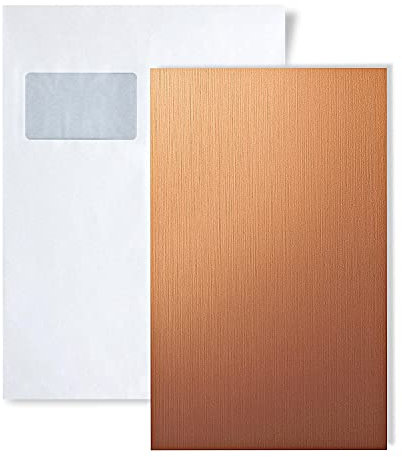 1 MUSTERSTÜCK S-12432 WallFace COPPER BRUSHED Deco Collection Wandverkleidung MUSTER in ca. DIN A5 Größe