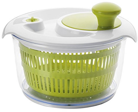 IBILI 783120 Essoreuse à Salade Plastique Blanc/Vert 20 cm