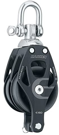 Harken 60 mm Element Douible Drehgelenk Block mit Becket