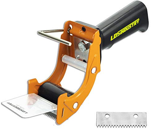 LDS Industry - Pistola dispenser per nastro adesivo con lama extra, TGN01-ORG