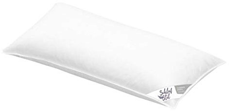 SCHLAFSTIL Faserkissen F400, 40x80, Kopfkissen Made in Germany, Oeko-TEX, allergikergeeignet