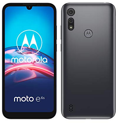 Motorola E6S - Smartphone 32GB, 2GB RAM, Dual Sim, Meteor Grey