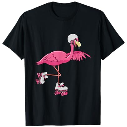 Flamingo Inline Skates Rollschuhe für Inline Skater T-Shirt