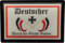 Blechschild 20x30 Deutscher duch die Gnade Gottes im Vintage Retro Design mit Eisernes Kreuz Flagge Deko für Wohnung Garten Garage Werkstatt Hobby Deutschland