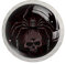 Schubladengriff Spinne mit Totenkopf Schrankgriff Kristall Möbelgriff Modern Schwarz Möbelgriff Türgriff Für Schublade Schrank Kommode Tür 4 Stück 3.5×2.8CM