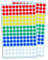 3000 Stück, 10mm Klebepunkte Runde Punktaufkleber Etiketten Markierungspunkte - 5 Farben