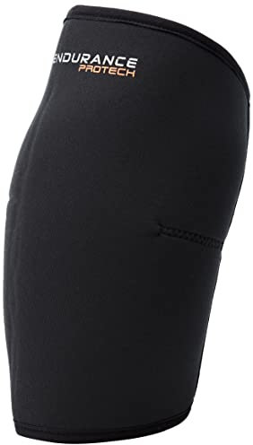 ENDURANCE Unisex – Erwachsene PROTECH Knieschützer, 1001 Black, XXL