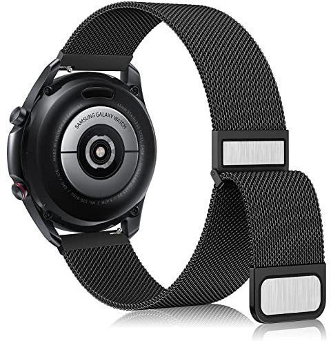 Replacement Strap for Samsung Galaxy Watch 46mm / Gear S3 Frontier / S3 Classic, 22mm Metal Strap with Enhanced Magnet for Huawei Watch GT/GT 2 46mm