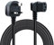 RIIEYOCA 90 Degree C13 Power Cable 13A Fused BS 1363 UK 3 Pin Plug to Right Angle IEC C13 Mains Power Cable,for PC Computer,TV,Printer,Monitor,Projector(1.5M/4.9FT)