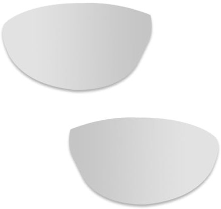 Generisch Ersatzgläser Größe S für adidas Evil Eye a267, Evil Eye pro a127 und Evil Eye explorer a135 (klar + antifog)