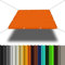 Balkon Sichtschutz 1.7 x 2.8 m PES Polyester Wasserabweisend Sonnendach Wasserabweisend Imprägniert für Außenbereiche Wie Garten Und Balkone,Terrasse, Orange
