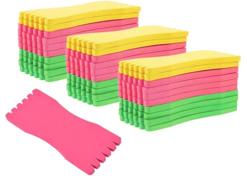 Kellegour 30Stück Angelschnur Schaumplatte,Vorfachaufwickler Draht Angeln Wickelbrett,Schaum Angelschnur Bord,Aufwickler Angeln Angelschnur Schaumplatte,Schnell Angelhaken und Leinen Sammeln