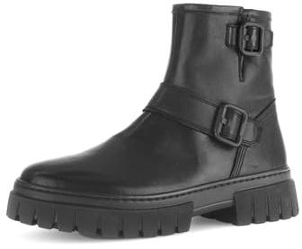 Gabor Damen Biker Boots, Frauen Stiefeletten,Leichte Mehrweite (G),Warmfutter