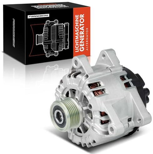 Frankberg Lichtmaschine Generator 150A Kompatibel mit 207 CC WD 1.6L 2009-2013 C3 II SC 1.4L-1.6L 2009-2016 308 I 4A 4C 1.6L-2.0L 2007-2014 DS5 2.0L 2011-2015 Replace# 9664779680