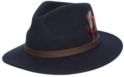 WALKER AND HAWKES - Howick-Hut aus Wollfilz - Dunkelblau - M (58cm)