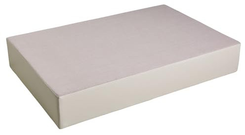 malwim Hochwertige Hüpfmatratze für Kinder – 107x70x17cm | Indoor Sprungmatte – Made in Germany | Weich, Sicher & Langlebig | Altrosa/Beige