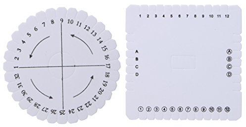 Flechten Disk Set Von 2 Flechten Platte Schnur Weben Werkzeuge Zubehör Für Outdoor Reisen Camping Tragbare Tabletts