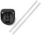 YETI Yonder Straw Cap, Leak-Resistant Water Bottle Cap with Wide Straw and Clip-On Carry, Dishwasher Safe Accessory, Black