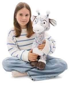 NICI Kuscheltier Giraffe Winny Winterfur 50cm - blau - Weiches Plüschtier – niedliches Stofftier zum Kuscheln & Spielen – tolle Geschenkidee für Kinder & Erwachsene - 62432