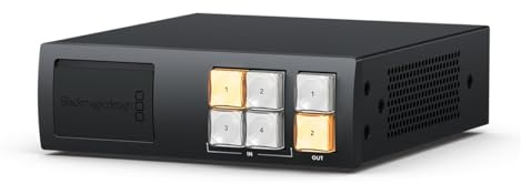 Videohub Mini 4x2 12G Router, 4 Inputs and 2 Outputs