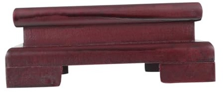 Holibanna Wooden Plant Stand for Display Vintage Square Riser Base for Flowerpots Rustic Home Decor Height Wood Construction for Balconies Rooms Offices