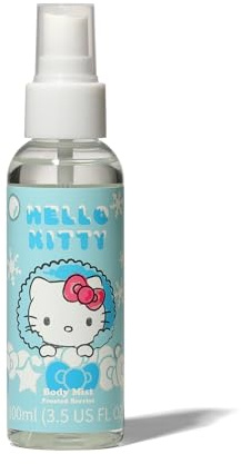 Hello Kitty Body Mist, Frosted Berries, 100ml | Light Fragrance Sprays, Seasonal Scents, Fun Everyday Mist, Long-Lasting 6 Hours, For Women