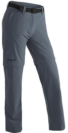 Maier Sports NATA 2, Damen Wanderhose, Wasserabweisende Zipp-Off-Hose | Für Trekking und Hiking, Dryprotec für schnelles Trocknen, Praktische Zipp-off-Funktion, Perfekt für das ganze Jahr
