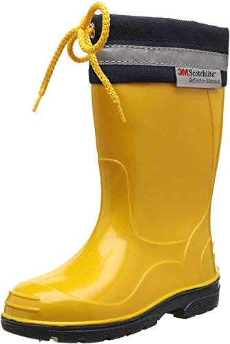 Bockstiegel Kim Jungen Regenstiefel 24 EU, Gelb