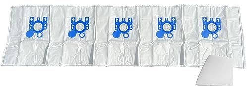 Hossi's Wholesale Lot de 5 Sacs d'aspirateur Miele Freetime Cherry Filtert?Ten