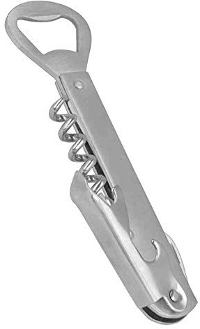 Metaltex 250511 Tire-Bouchon Limonadier Acier Inoxydable Argent 14 cm