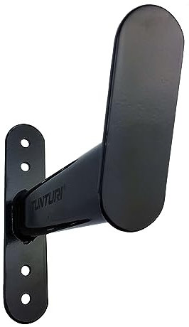 Tunturi Battle Rope - Fitnessseil - Funktionelles Trainingsseil - Räumhaken - Schwarz