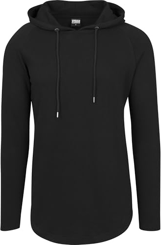 Urban Classics Men's Long Shaped Terry Hoodie Hooded Sweatshirt