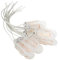 WMYCONGCONG 15 Pcs 2X 3V CR2032 Battery Holder Coin Button Cell Battery Holder Case with ON/Off Switch Lead Wire Type (Clear)