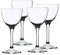 Nick and Nora Coupe Cocktail Glasses - Handblown Small Plain Vintage Coupe Glass to Serve a Manhattan, Martini, Aperitif, Algonquin, or Port Wine, 5-ounce (Plain, 4)
