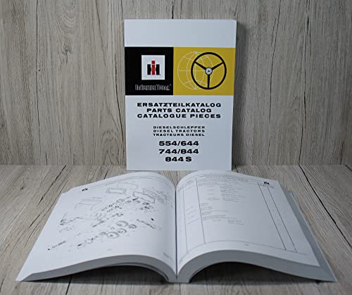 IHC Ersatzteilliste Ersatzteilkatalog Traktor 554 644 744 844 844S