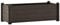vidaXL Lit Surélevé de Jardin Jardinière d'Extérieur Pot de Fleurs Bac à Plantes Lit de Plantation Plate-Bande Cour PP Moka 100x43x35 cm